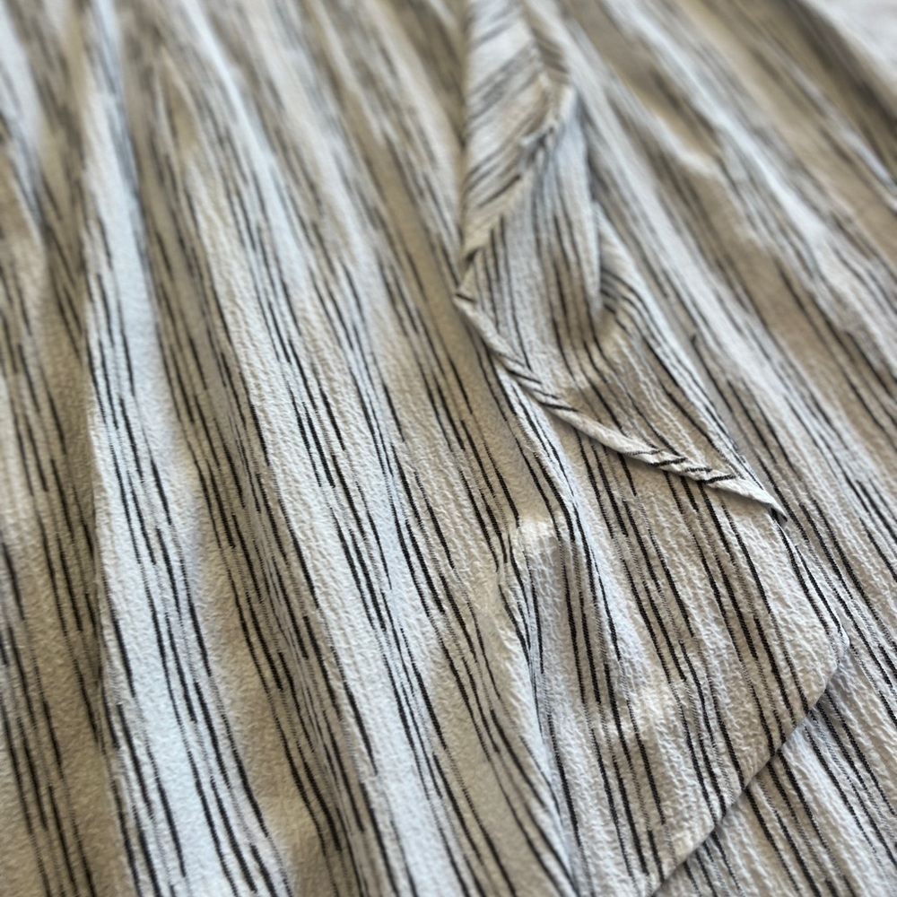 Calvin Klein Black Striped and White Sleeveless Sundress - Picture 5 of 14